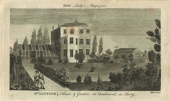 London, Camberwell, Dr.Lettsom's house, 1790