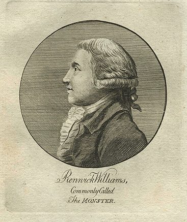 Rhynwick Williams, the 'London Monster', 1790