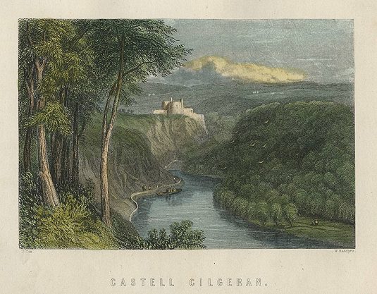 Wales, Castell Cilgeran, 1874