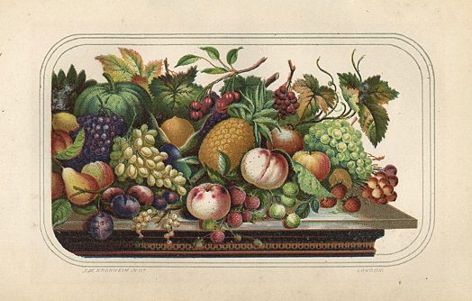 Fruit, chromolithograph by Kronheim, c1870