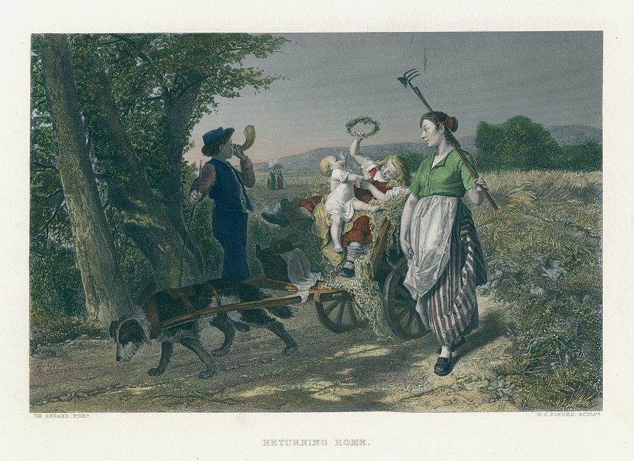 Returning Home (rural scene), 1878