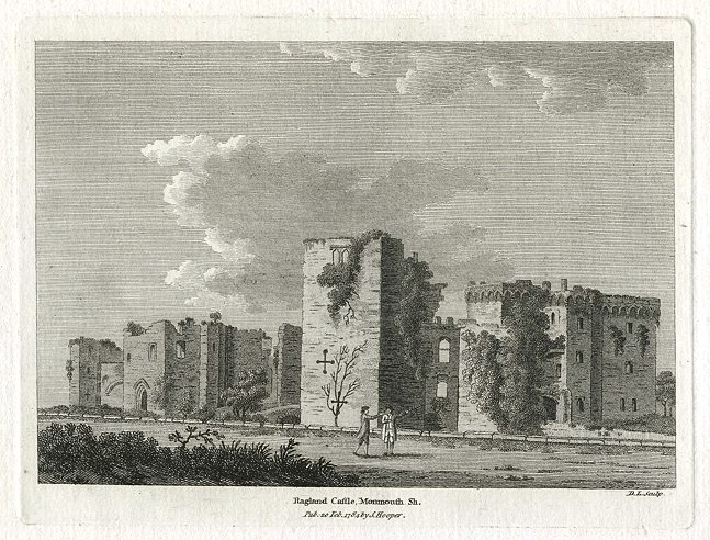 Wales, Ragland Castle, 1785