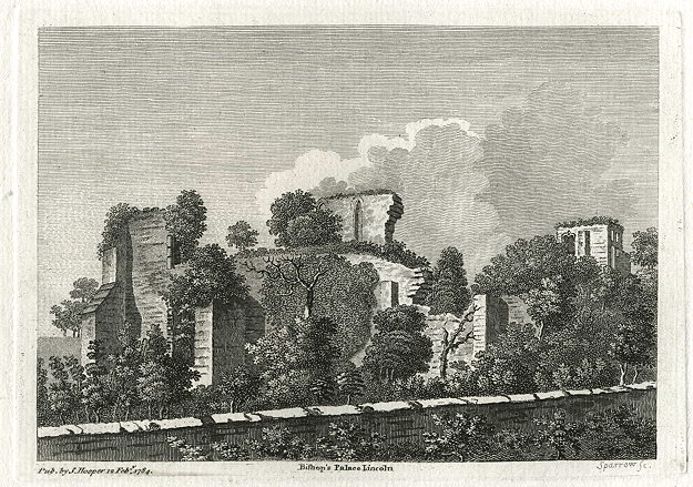 Lincoln, Bishop's Palace, 1785