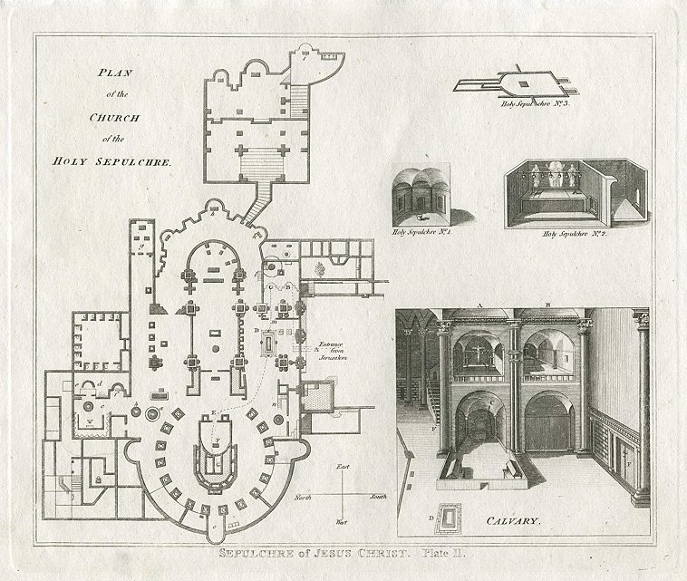 Jerusalem, Church of the Holy Sepulchre, 1800