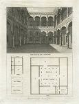Holy Land, Eastern House, internal elevation and plan, 1800