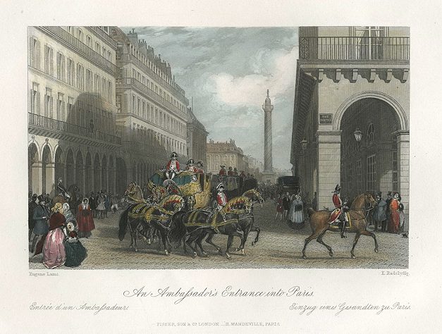 France, Ambassador's entrance into Paris, 1840