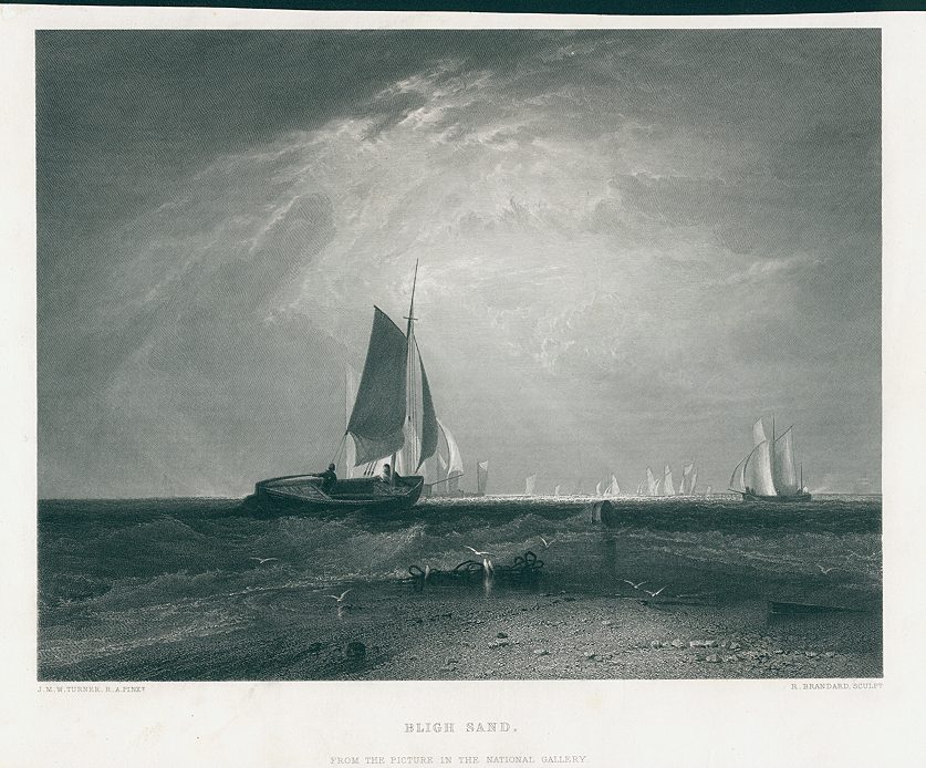 Thames Estuary, Bligh Sand (Blyth Sands), after Turner, 1864