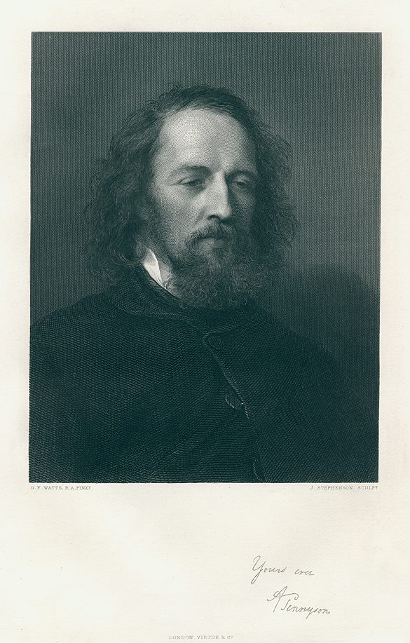 Tennyson portrait, after G.F.Watts, 1874