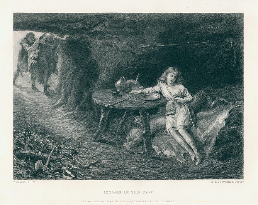 Imogen in the Cave, after Graham, 1874