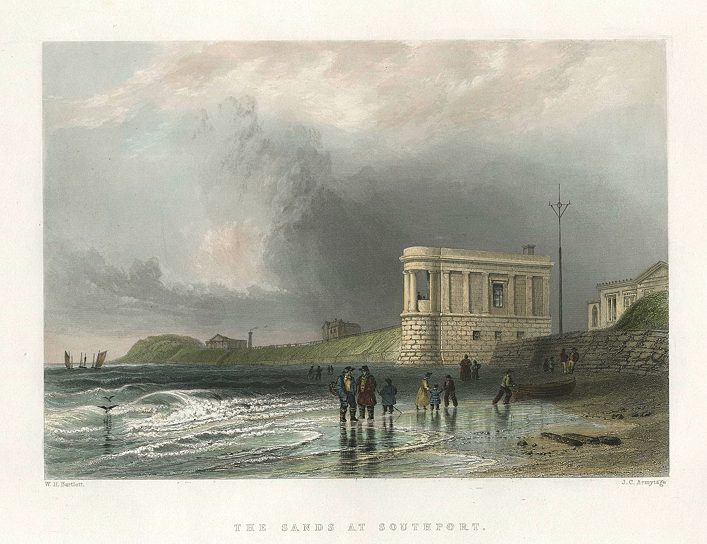 Lancashire, Southport Sands, 1842