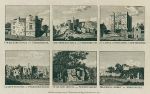 UK, various views of ruins, 1786