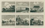 UK, various views of ruins, 1786