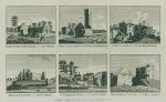 Wales, various views of ruins, 1786