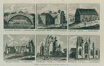 Yorkshire, various views of ruins, 1786