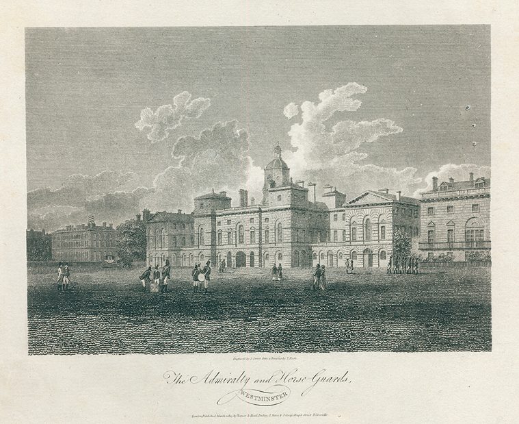 Westminster, Admiralty and Horse Guards, 1805