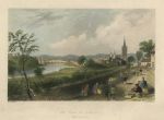 Scotland, Dumfries view, 1838
