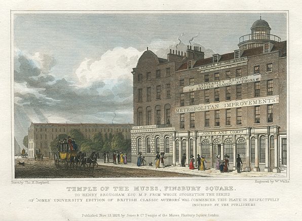 London, Finsbury Square, Temple of the Muses, 1831