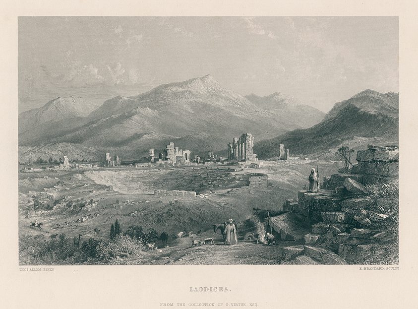 Turkey, Laodicea, after Allom, 1863