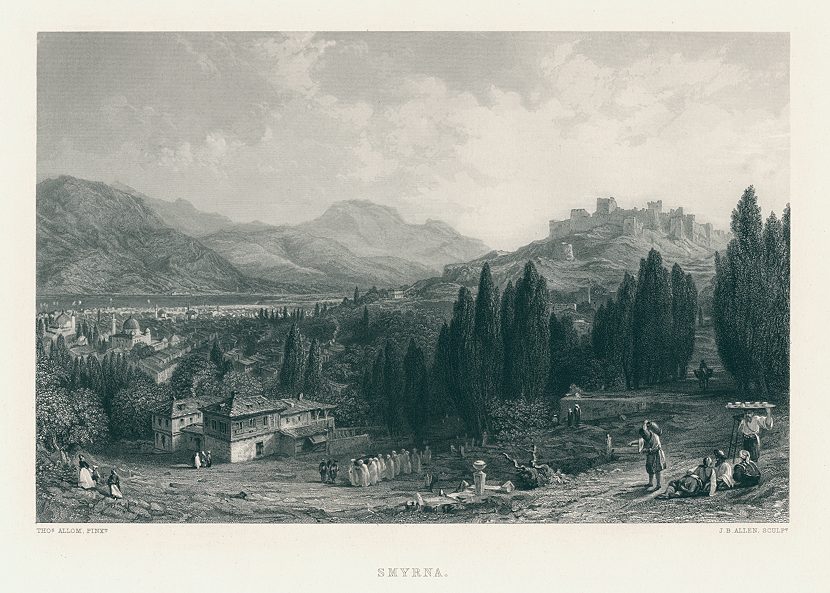 Turkey, Smyrna, after Allom, 1863