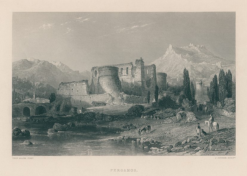 Turkey, Pergamos, after Allom, 1863