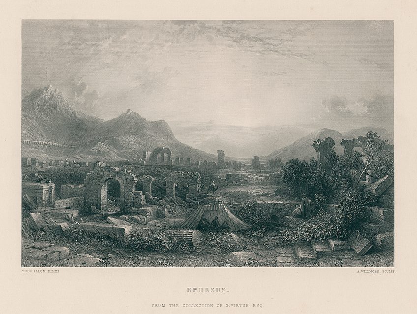 Turkey, Ephesus, after Allom, 1863