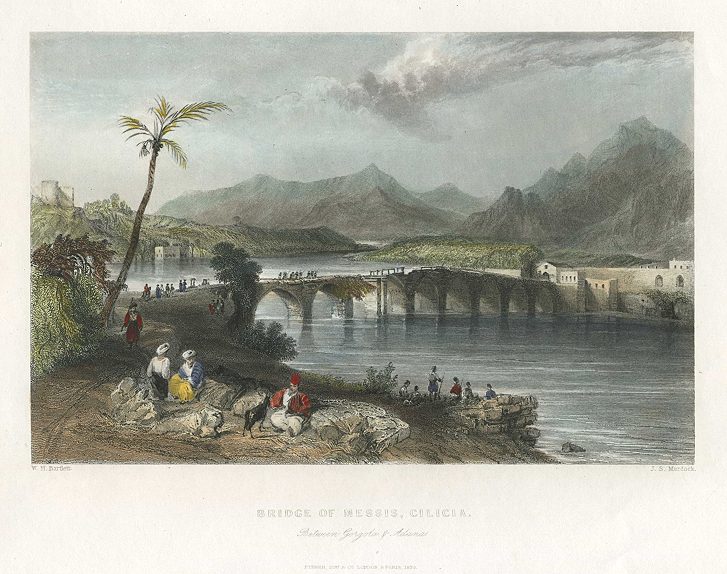 Holy Land, Bridge of Messis, Cilicia, 1837