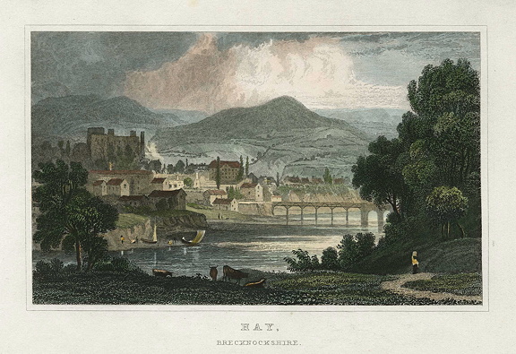 Wales, Hay-on-Wye, 1830