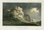 Wales, Carreg Cennen Castle, 1830
