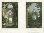 Wales, Tintern Abbey (2 views), 1830