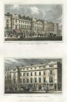 London, Regent Street, 2 views, 1831