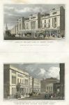 London, Regent Street (with Haymarket Theatre), 2 views, 1831