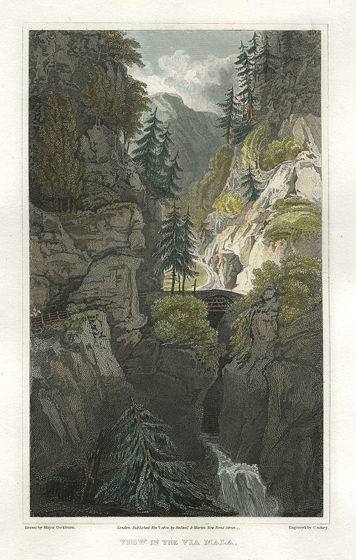 Switzerland, View in the Via Mala, 1820