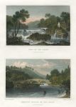 Wales, River Teifi (2 views), 1830