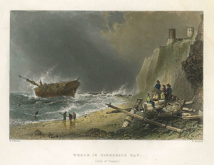 Kent, Kingsgate Bay, Isle of Thanet, 1842