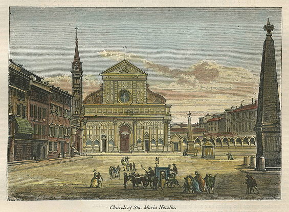 Italy, Florence, Church of St. Maria Novella, 1874