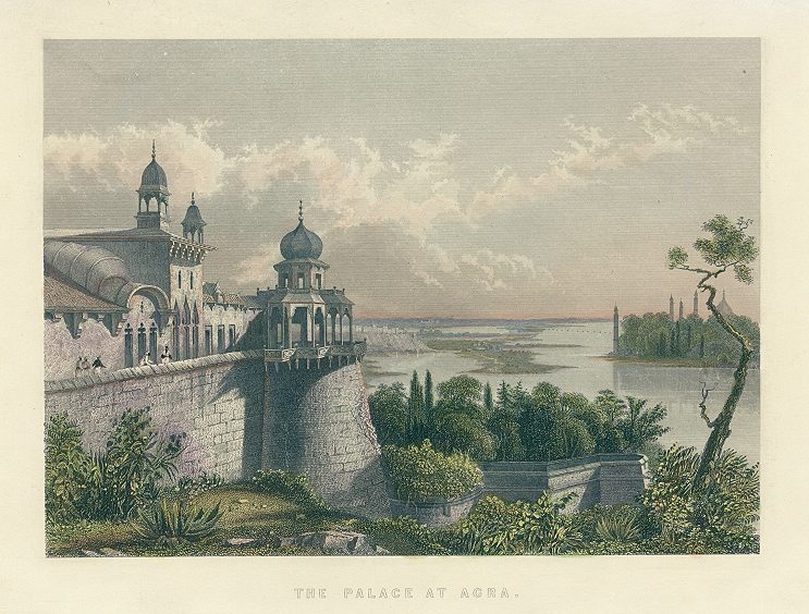 India, Agra, the Palace, 1860