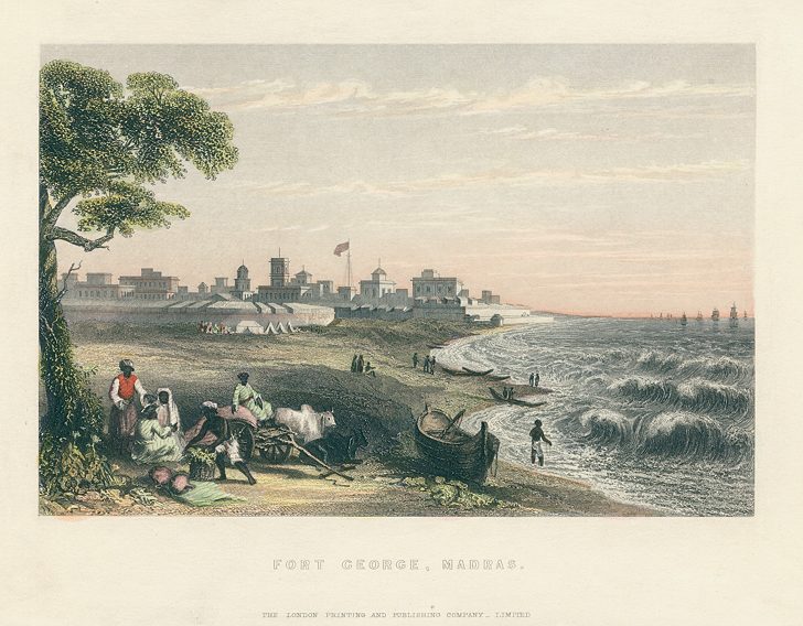 India, Madras, Fort George, 1860