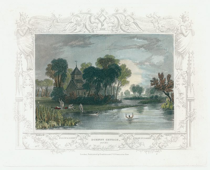 Buckinghamshire, Dorney Church, 1830