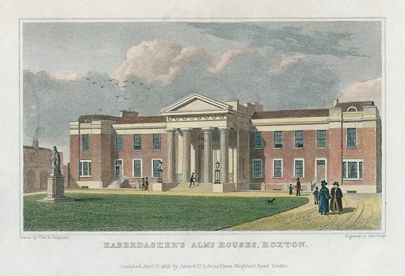 London, Haberdasher's Alms Houses, Hoxton, 1831