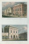 London Opthalmic Infirmary & Asylum for the Blind, 2 views, 1831