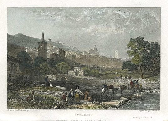 Italy, Spoleto, 1832