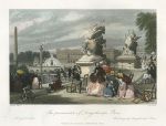 France, Paris, Promenade of Longchamps, 1844