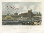 France, Paris, Tournay on the Seine in the July Fetes, 1844