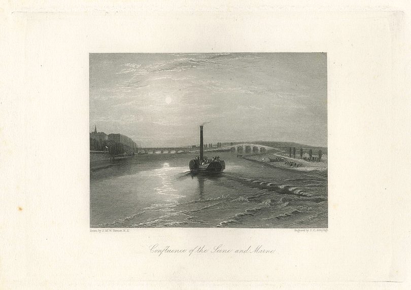 France, Confluence of the Seine and Marne, 1837