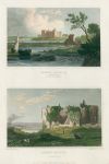 Wales, Pembrokeshire, Carew Castle, (2 views), 1830