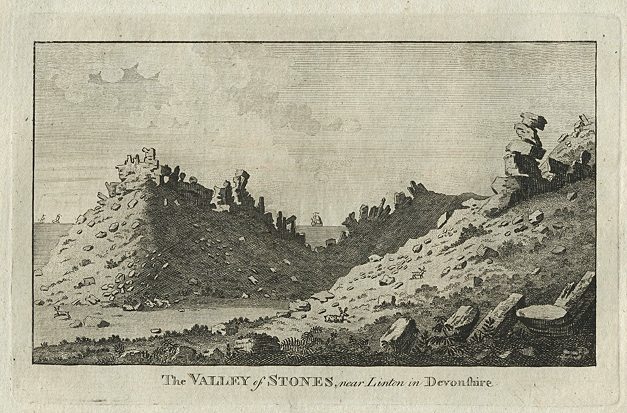 Devon, Valley of Stones near Linton, 1786