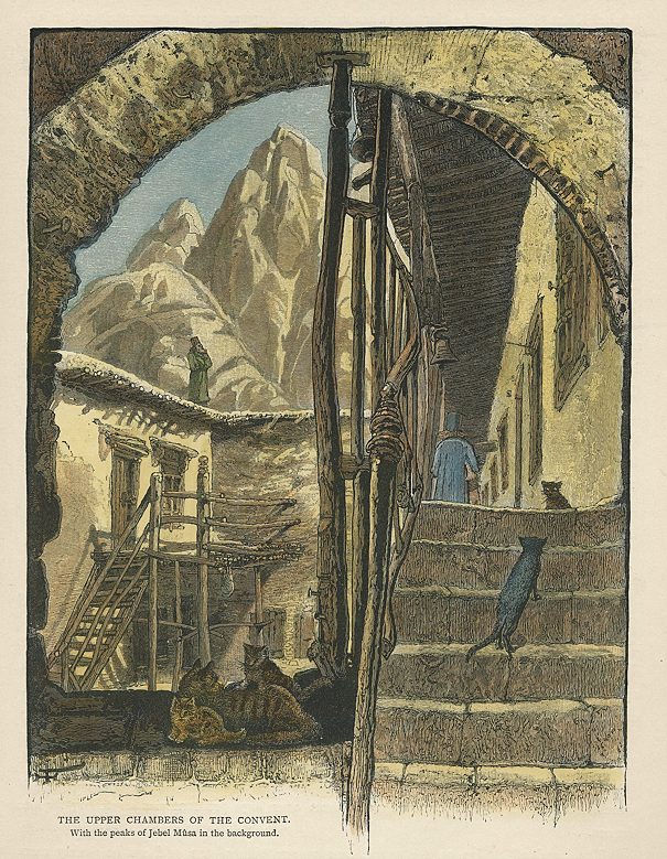 Holy Land, Convent of St.Catherine, Upper Chambers, 1875