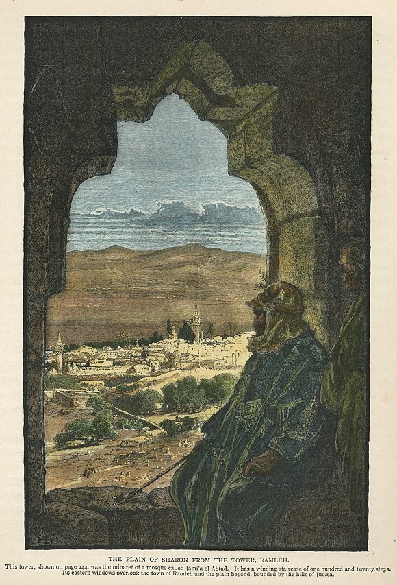 Holy Land, Ramleh, Plain of Sharon from the Tower, 1875