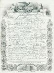 USA, Signatures to the Declaration of Independence, 1863