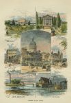 USA, MO, Scenes in St.Louis, 1875